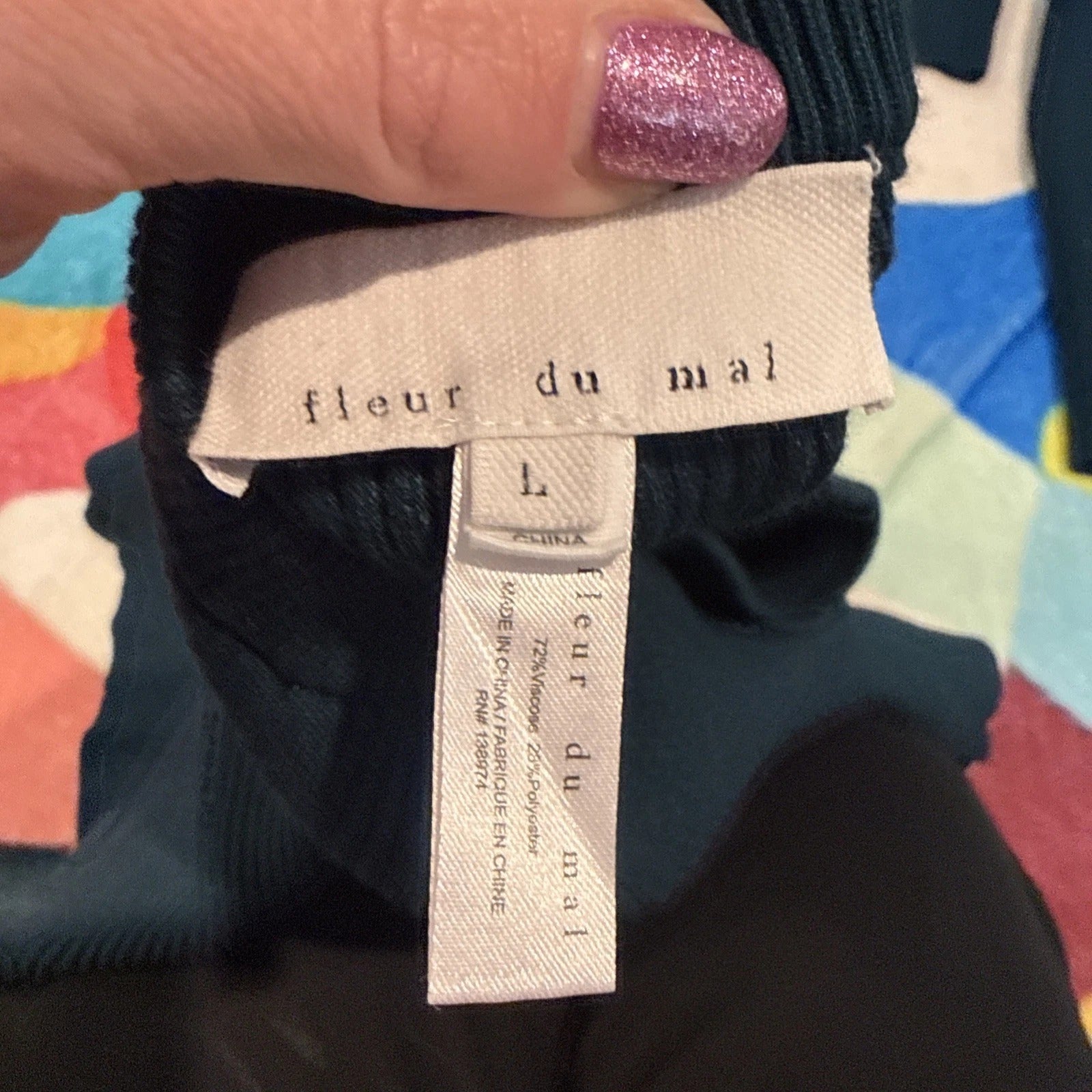 Fleur du Mal - Ribbed Knit Crop Top & Skirt Two-Piece Set