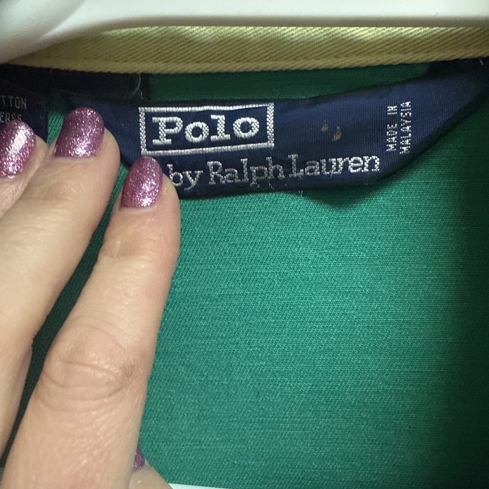 Polo Ralph Lauren - Green Cotton Harrington Windbreaker Jacket