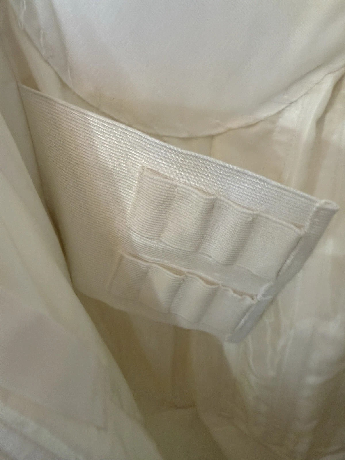 Winnie Couture- Ivory Strapless Ruched Bodice Wedding Gown