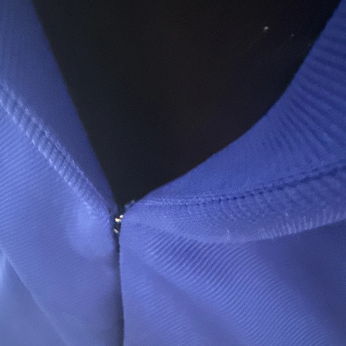 Dana Bucham - Royal Blue Notched Lapel Blazer with Front Zipper Pockets