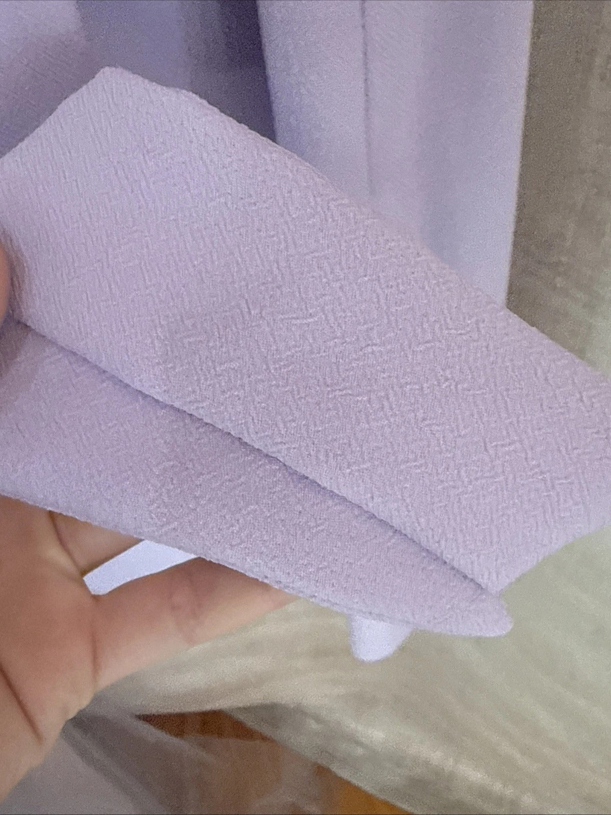 Vince Camuto - Lilac Sleeveless Crepe Dress with Back Tie Sash